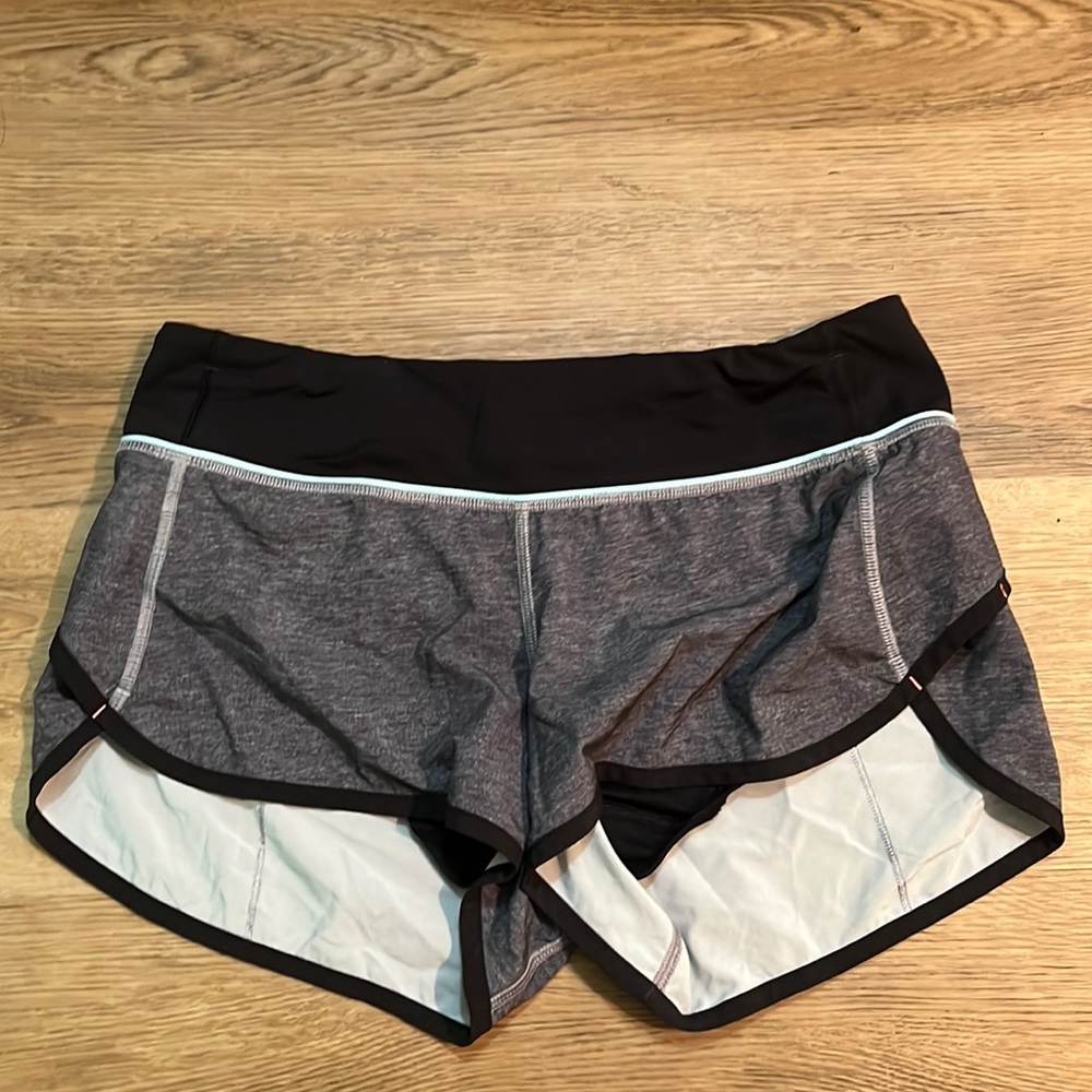 Barely worn Lululemon running shorts! Super cute details!